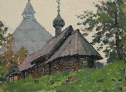 unknow artist Saint Dmitry Solunsky Church in Old Ladoga Spain oil painting artist